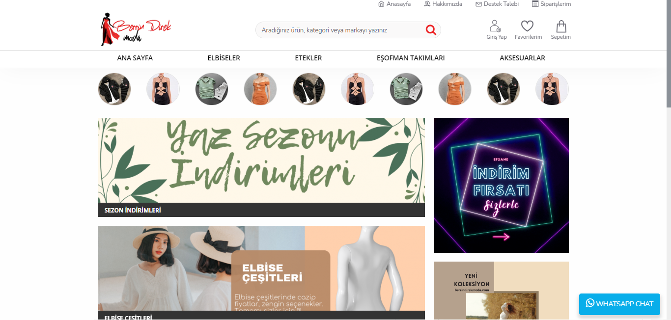 Berrin Direk Moda Websitesi